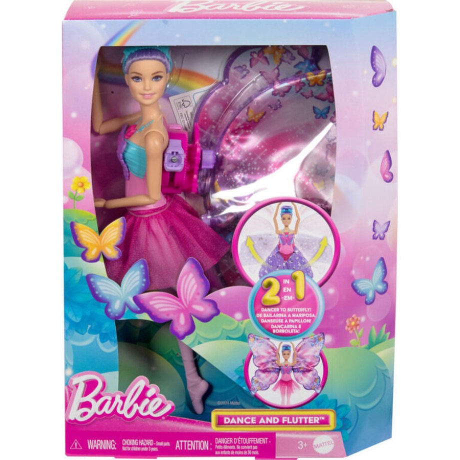 Barbie Dance And Flutter Doll