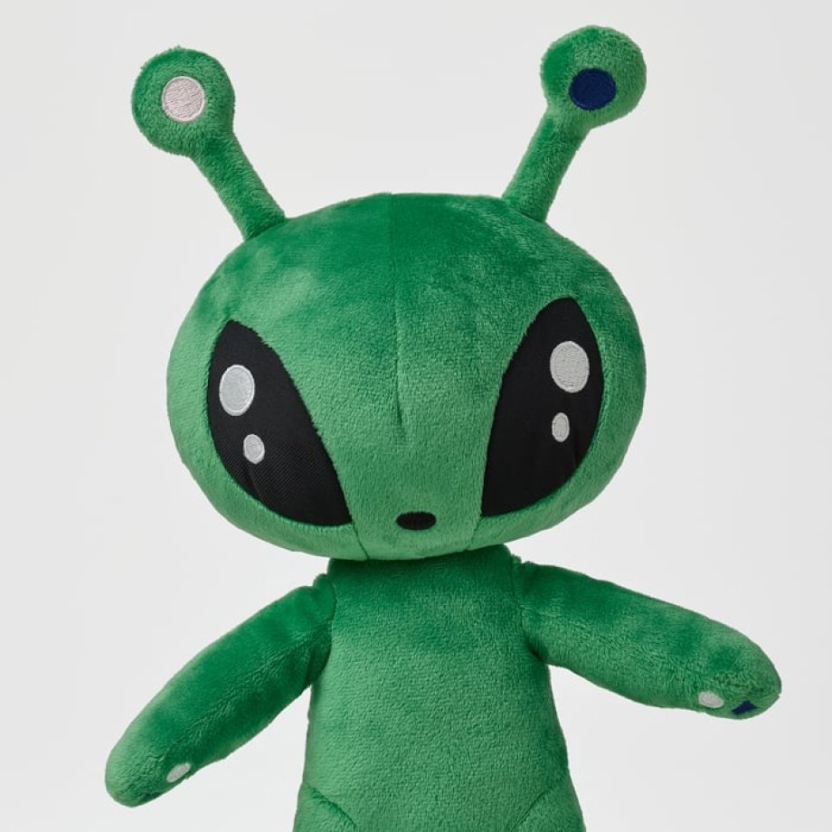 AFTONSPARV Soft toy, alien/green