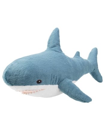 BLÅHAJ Soft toy, baby shark