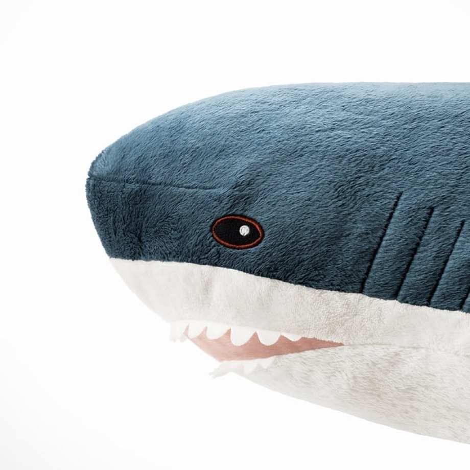 BLÅHAJ Soft toy, shark