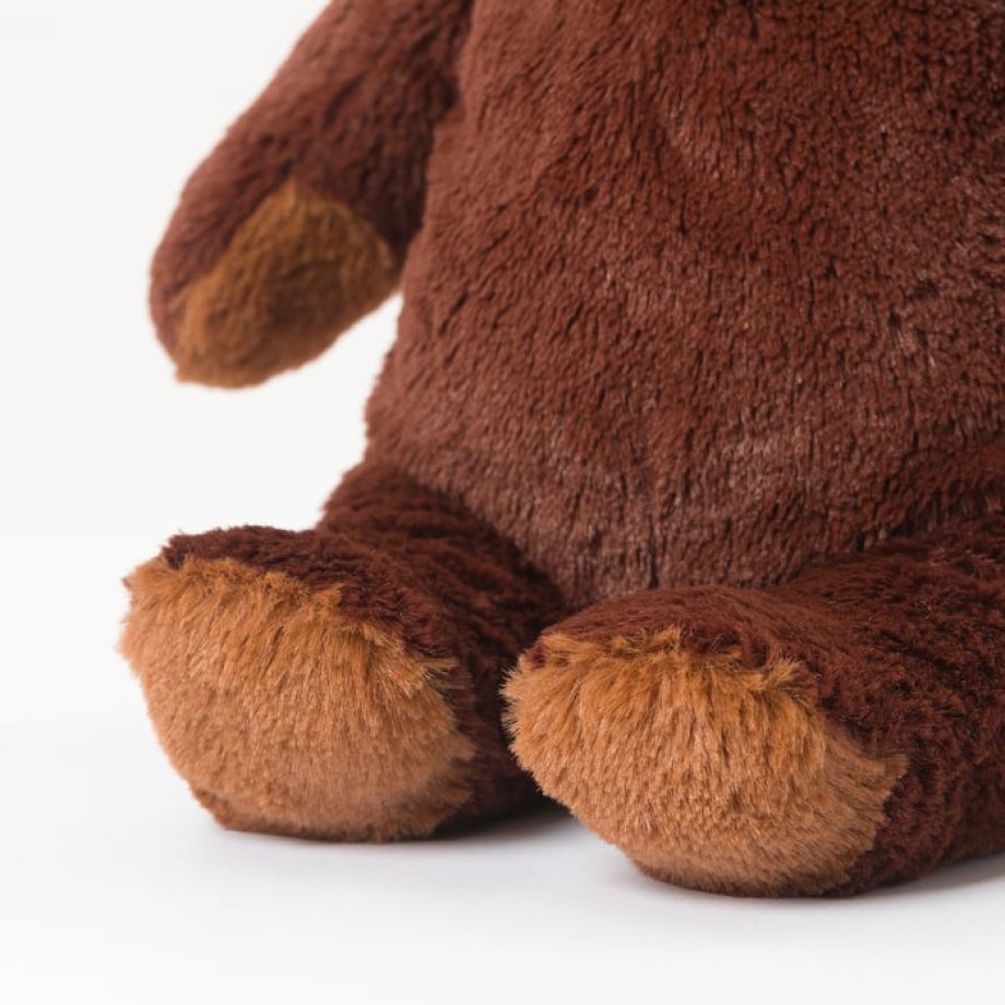 DJUNGELSKOG Soft toy, brown bear