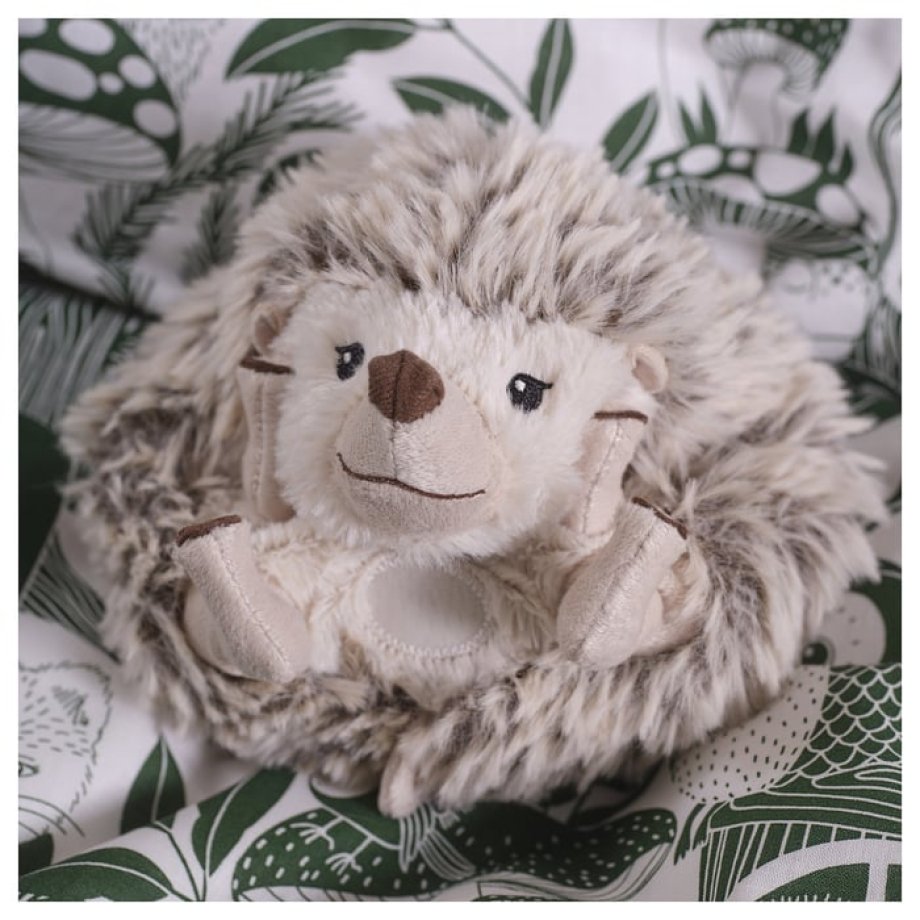 SKOGSDUVA Soft toy, hedgehog/beige